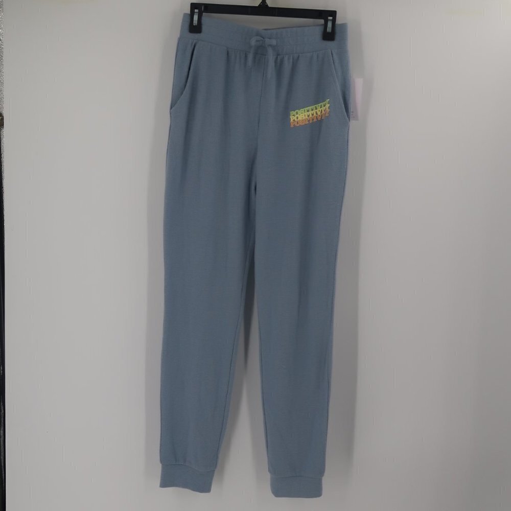 Love Fire Girls "Positivity" Sweatpants Super Soft! Size Large NWT